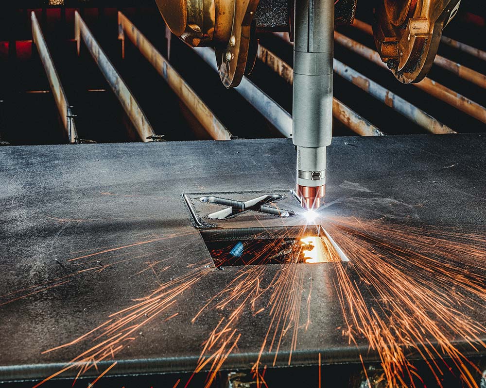 Plasma cutting
